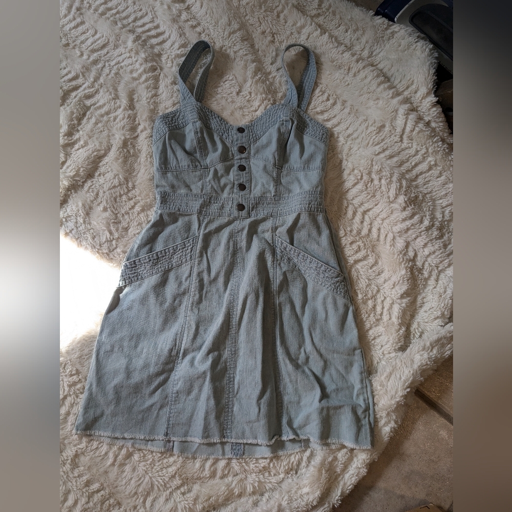Express mini Denim Tank Dress